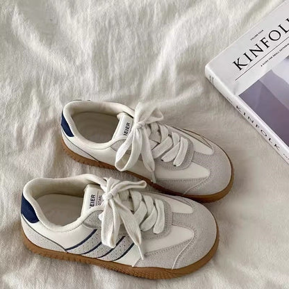 Damen Sneaker Sportlich Retro atmungsaktiv Rutschfest
