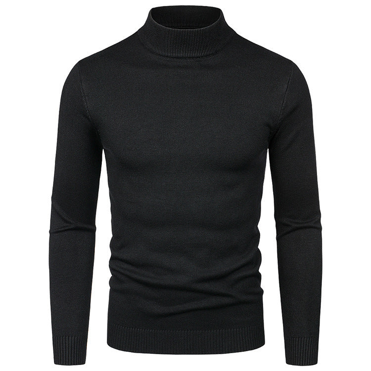 Herren Rollkragenpullover Feine Baumwolle Hochwertig