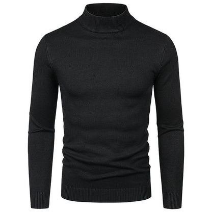 Herren Rollkragenpullover Feine Baumwolle Hochwertig