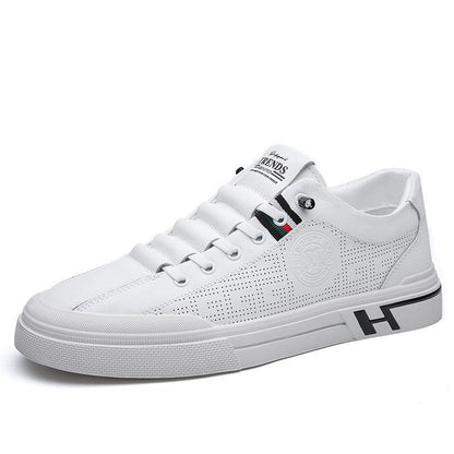 Damen Sneaker Atmungsaktiv Leder Rutschfest Moderne Schuhe