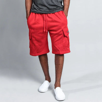 Herren Cargo Shorts atmungsaktiv mit Kordelzug und Taschen