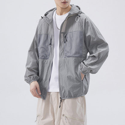 Herren Outdoor-Jacke atmungsaktiv mit Netzdetails Funktionell