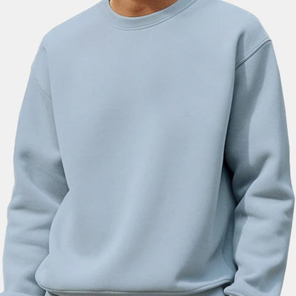 Herren Sweatpullover Lässig Oversized Schultern Cut-Out - BerlinGlamour