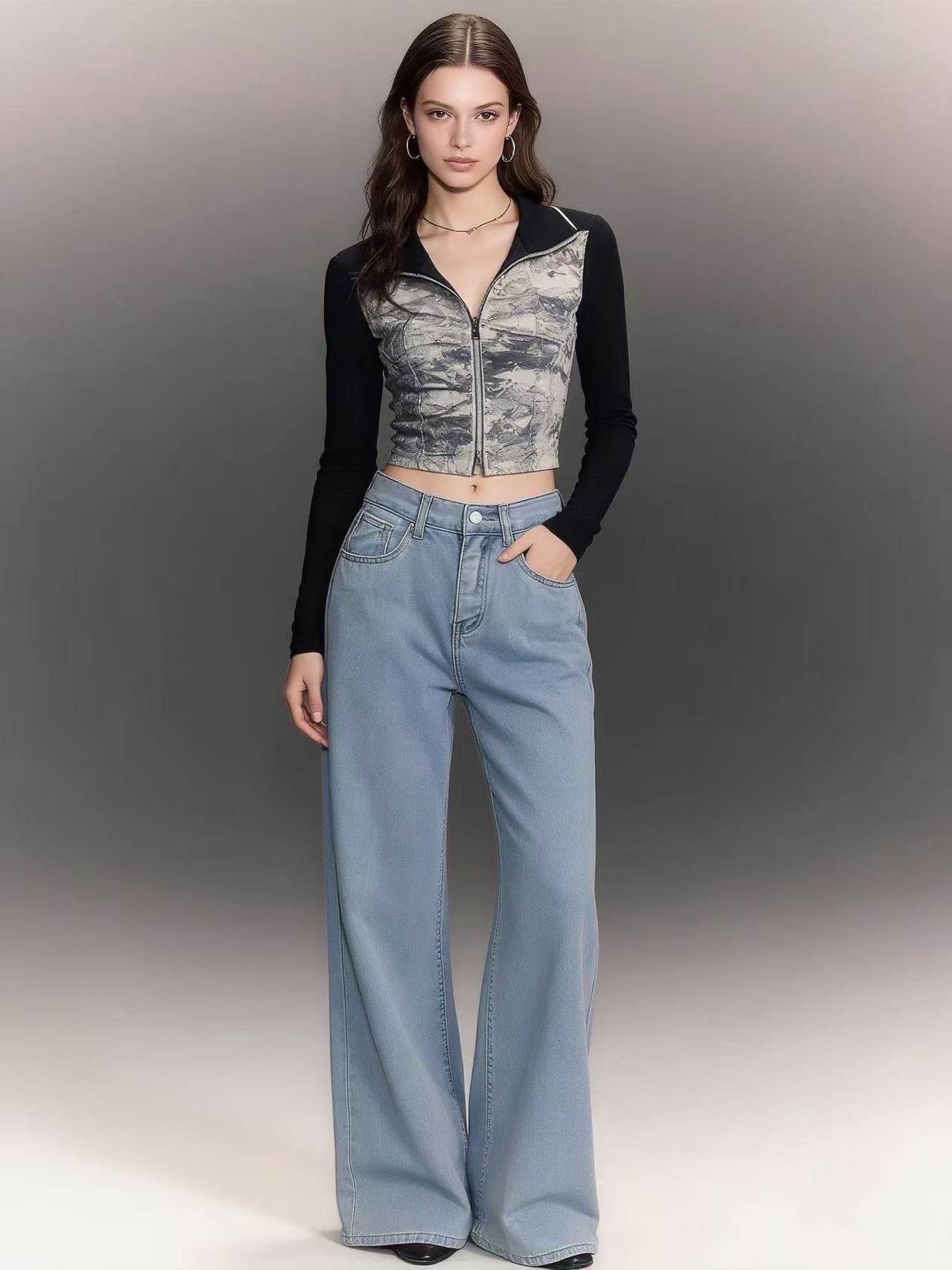 Damen Blazer Slim Fit Elegant Kurz