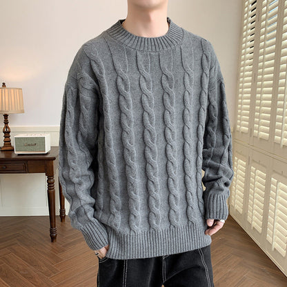 Herren Pullover Grobstrick Modern Berlin Stil