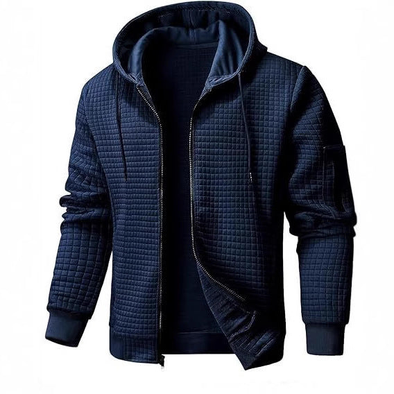 Herren Kapuzenjacke Quilt-Design Modern Sportlich