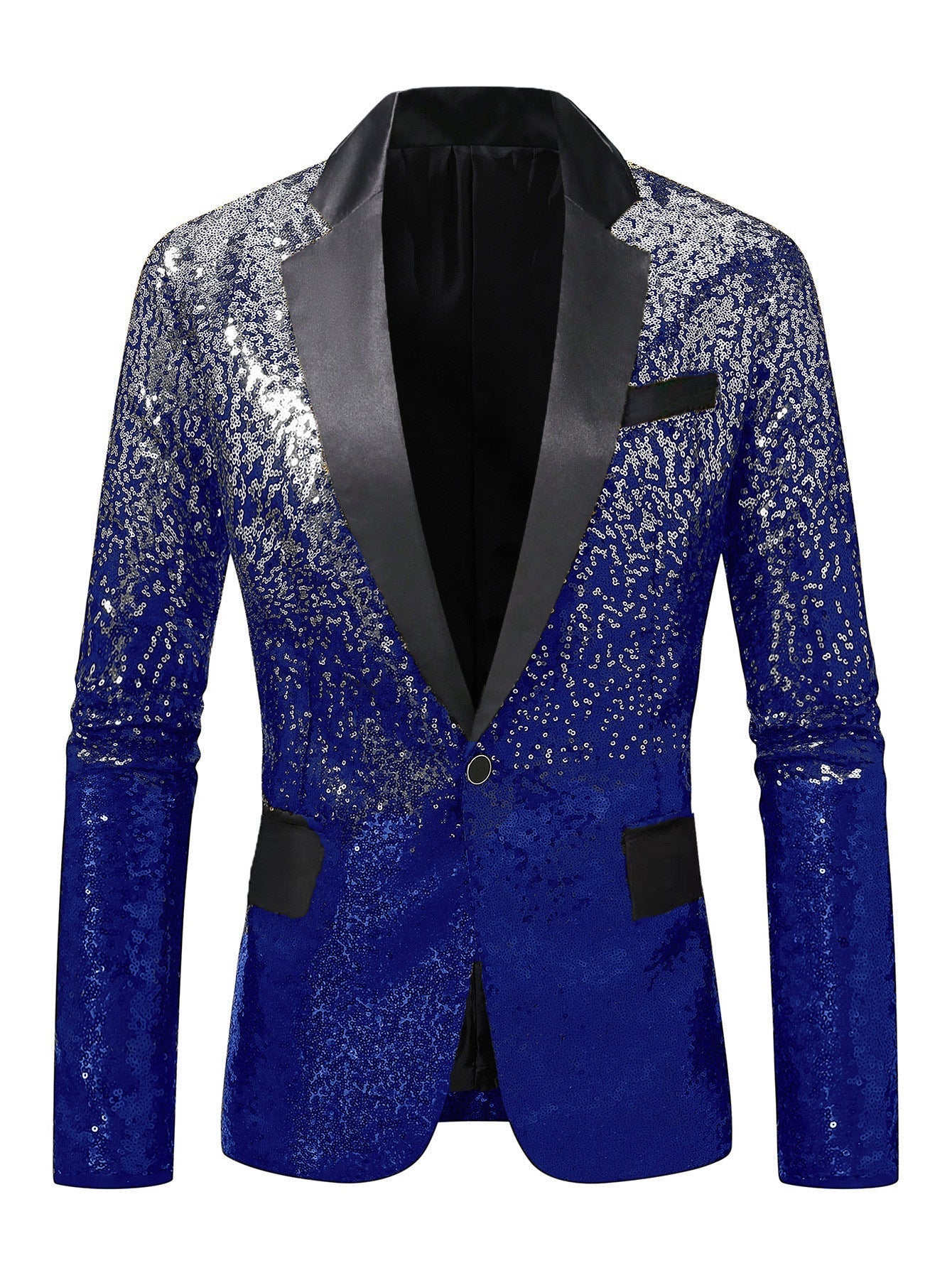 Herren Anzugblazer Elegant Pailletten Luxus Blazer Modern