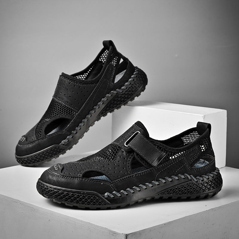 Damen Freizeitschuhe Atmungsaktiv mit elastischen Riemen rutschfest
