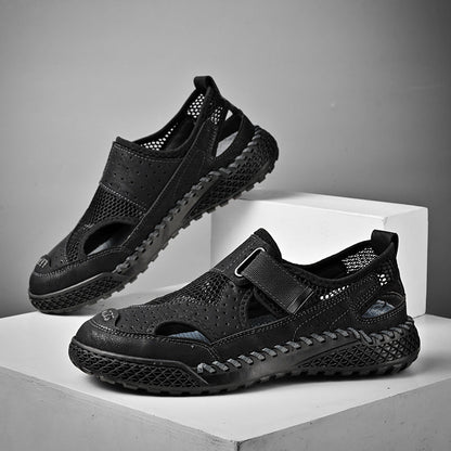 Damen Freizeitschuhe Atmungsaktiv mit elastischen Riemen rutschfest