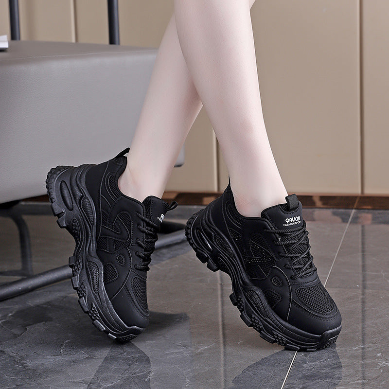 Damen Laufschuhe Leicht Mesh Sneaker mit Dämpfung