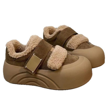 Damen Hausschuhe Warm Verstellbar Bequem Winter