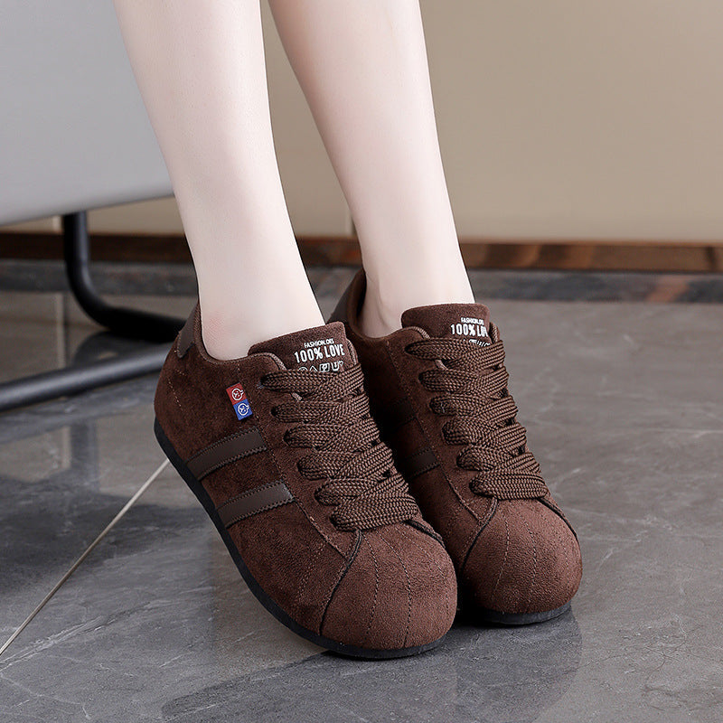 Damen Sneaker Rauleder Bequem Komfortabel Heidi Style