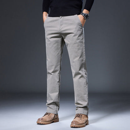 Herren Chino-Hose Bequem Mit Seitentaschen