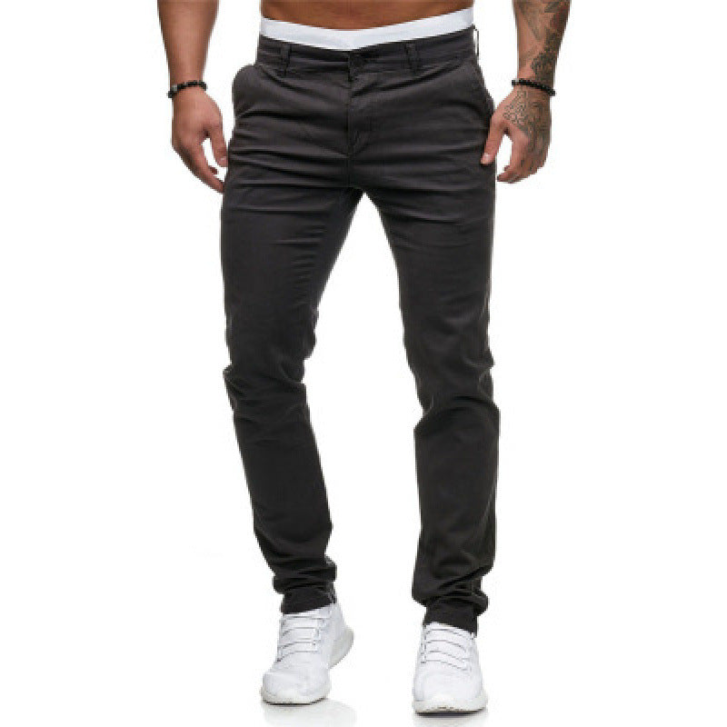 Herren Slimfit Chinos Hose Modern