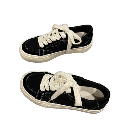 Damen Sneaker Laufsohle Dick Skater Style Damen