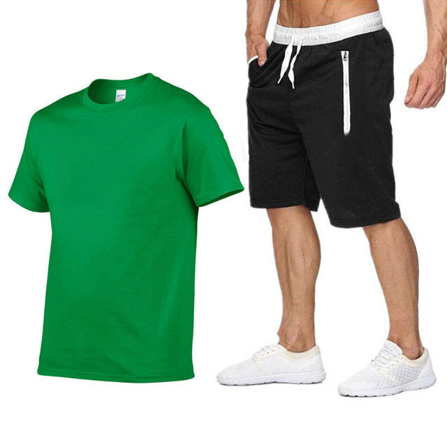 Herren Sportbekleidung Set: T-Shirt und Shorts Casual Style