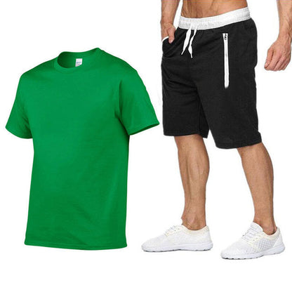 Herren Sportbekleidung Set: T-Shirt und Shorts Casual Style