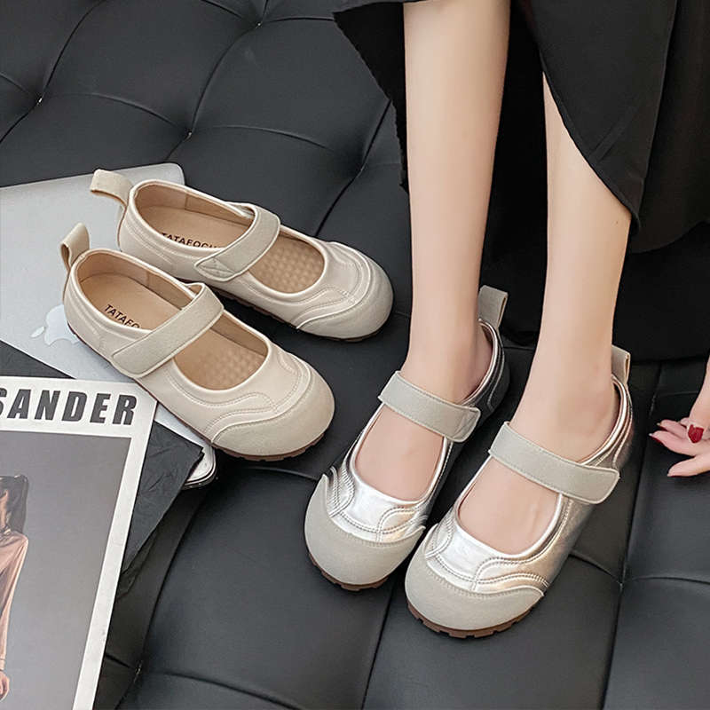 Damen Ballerinas Komfortabel Klettverschluss Elegante Schuhe - BerlinGlamour