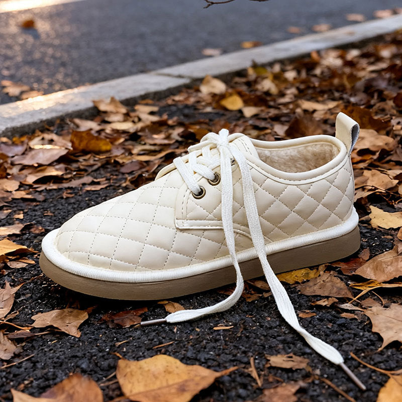 Damen Sneaker Bequem Isoliert Gesteppt Winter