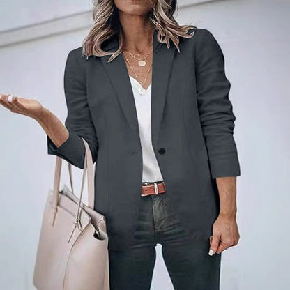 Damen Blazerjacke Elegante Slim Fit Modern