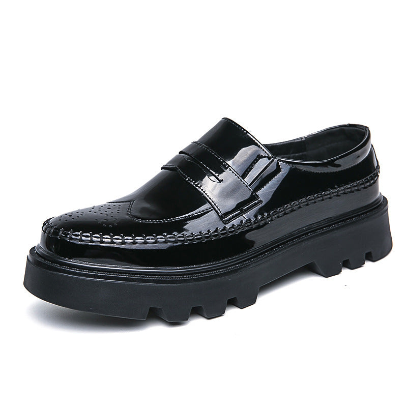 Damen Slipper Lässig Glänzend Lack Schuhe Bequem