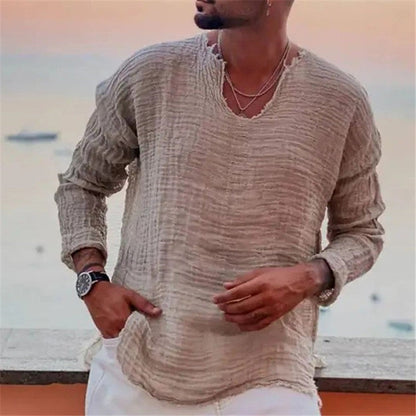 Leinenpullover Herren Leicht Sommer