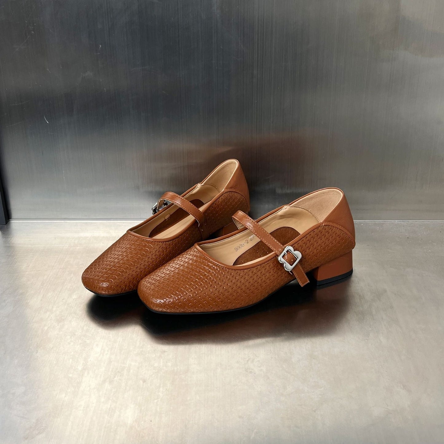 Damen Schuhe Schnürschuhe Elegante Blockabsatz