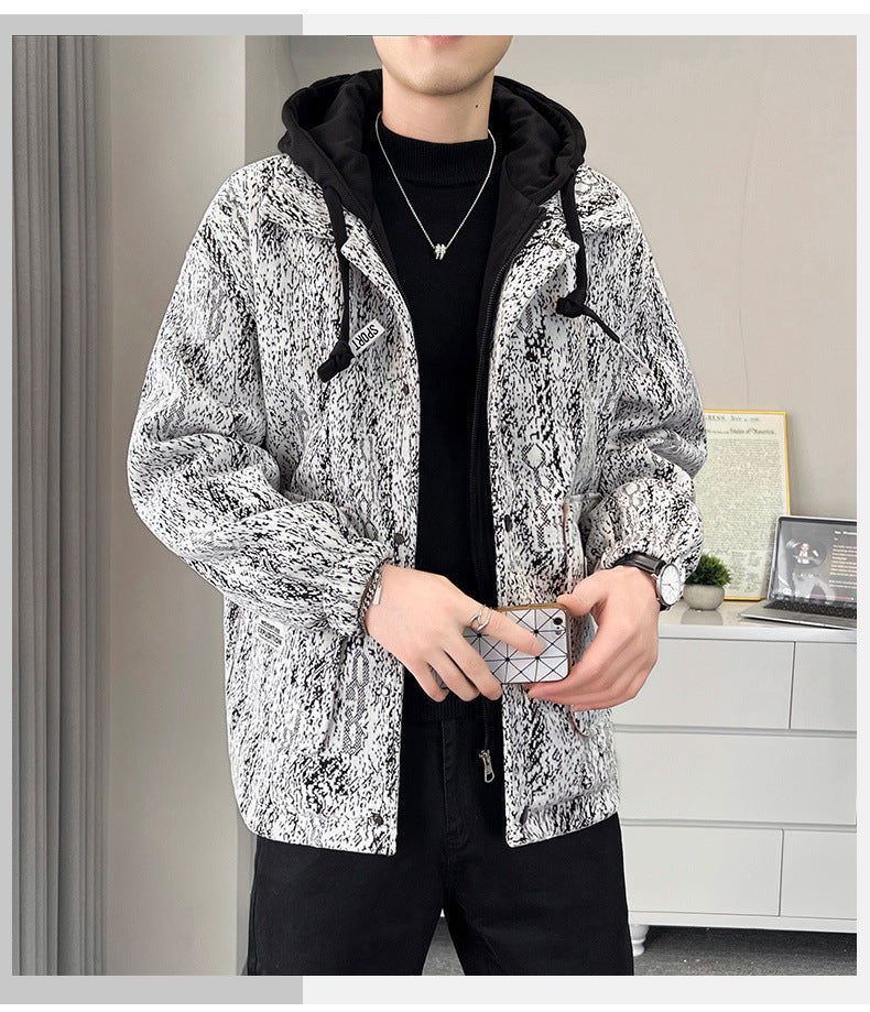 Herren Übergangsjacke Sportlich Funktionell mit Taschen