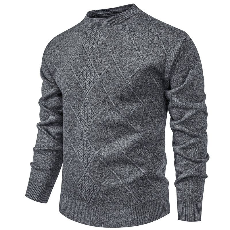 Herren Pullover Modern Rautenmuster Strick