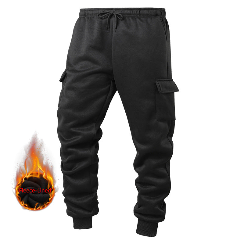 Herren Cargo-Hose Fleecegefüttert Warm