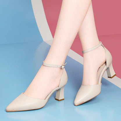Damen Slingback Pumps Hoch Hacken Modisch Elegant