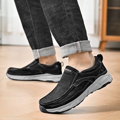 Damen Leder Slipper Bequem Atmungsaktiv Perforiert
