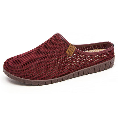 Damen Slipper Atmungsaktiv Mesh Rutschfest Bequem