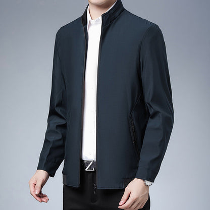 Herren Outdoor Jacke Sportlich Wasserdicht Mit Reißverschlusstaschen