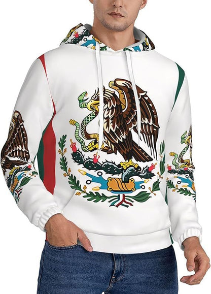 Herren Kapuzenpullover Wolfsgrafik Cooler Style Berlin