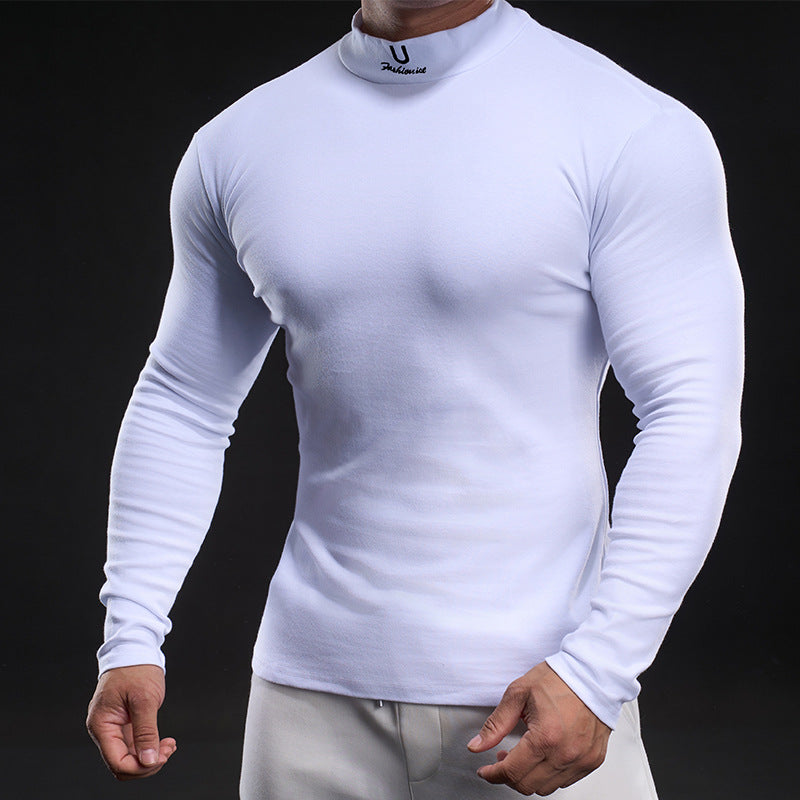 Herren Funktionsshirt Stehkragen Hochwertig Sportlich - BerlinGlamour