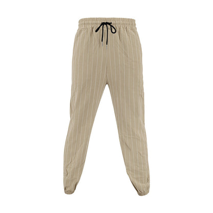 Herren Freizeithosen Elastisch Mit Streifen Modern
