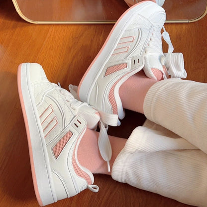 Damen Sneaker Sportlich Bequem Lässig