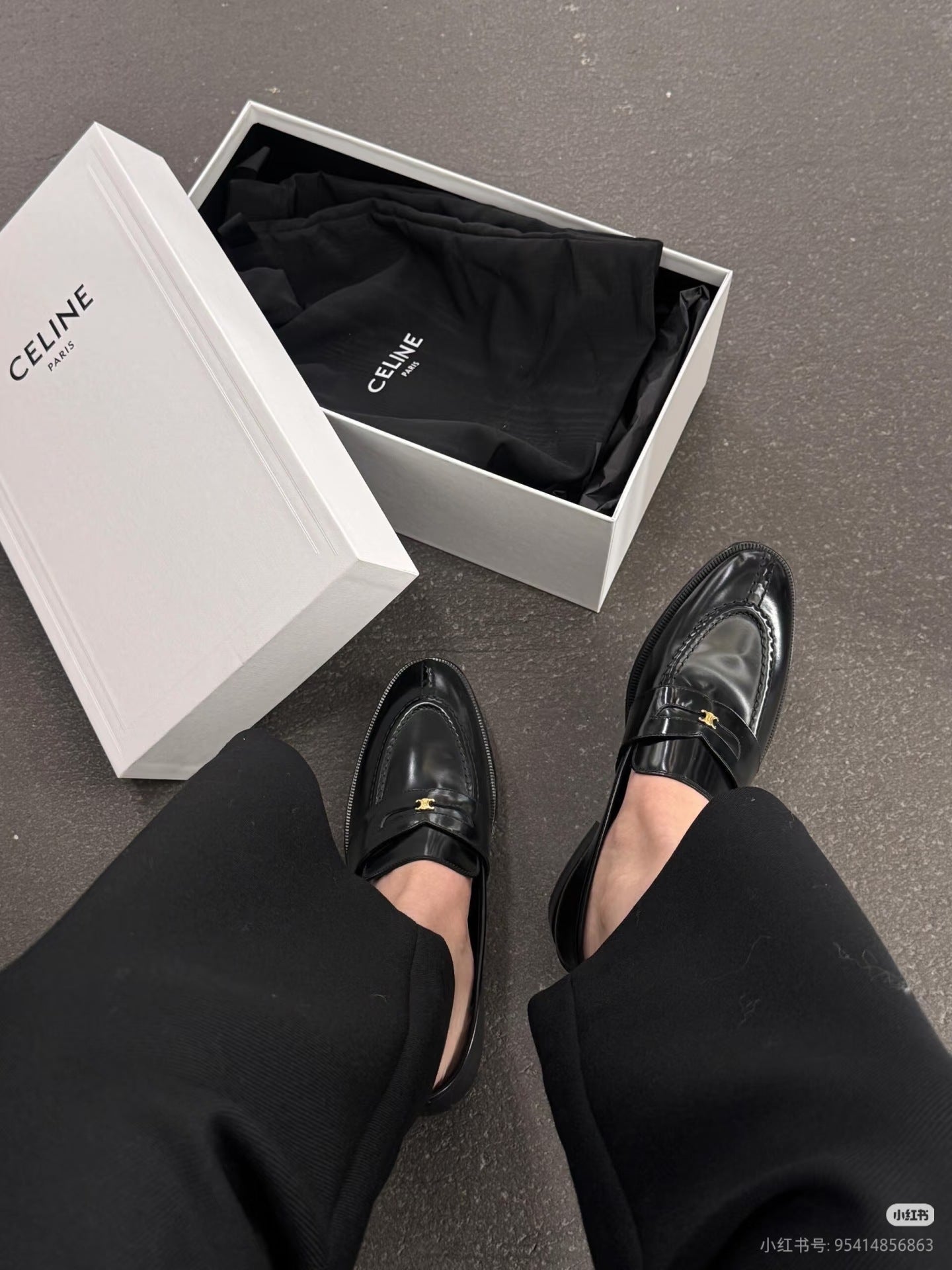 Elegante Damen Loafers aus Leder Gold Damen Schuhe