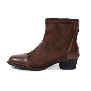 Damen Stiefeletten Weichleder Elegant Schuhe Modern