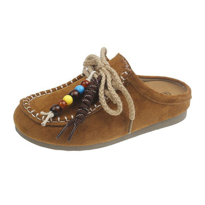 Damen Mokassins Bequem Modisch Mit Dekoration