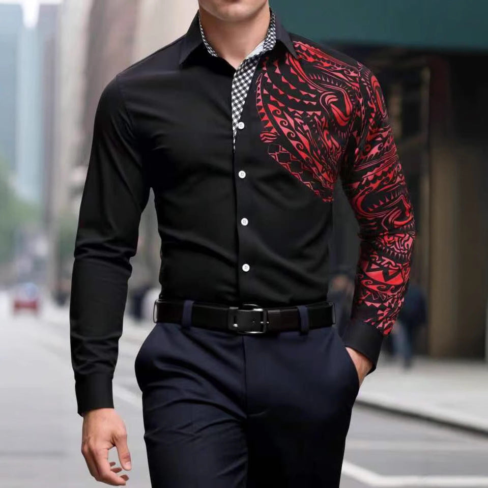 Herren Hemd Modern mit exklusiven Mustern Berlin Style