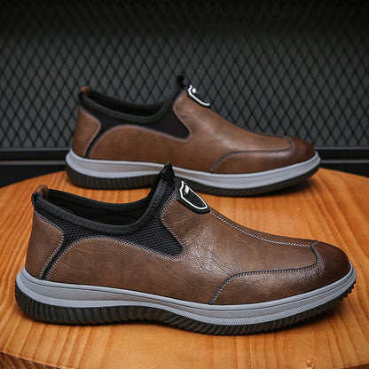 Herren Slip-On Schuhe Bequem atmungsaktiv Mesh Freizeit - BerlinGlamour