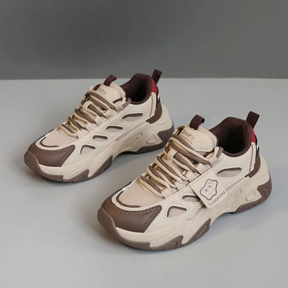 Damen Sneakers Sportlich Atmungsaktiv Komfort Sohle