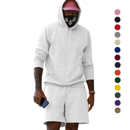Herren Sportset Hoodie und Shorts Training Berlin