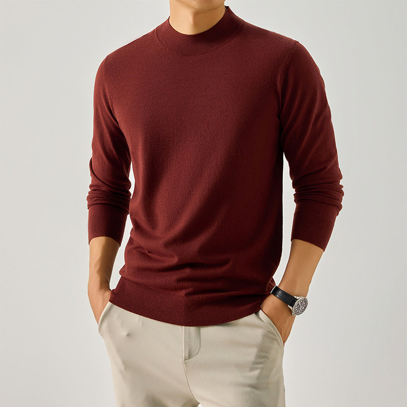 Herren Pullover Feinstrick Modern Elegant