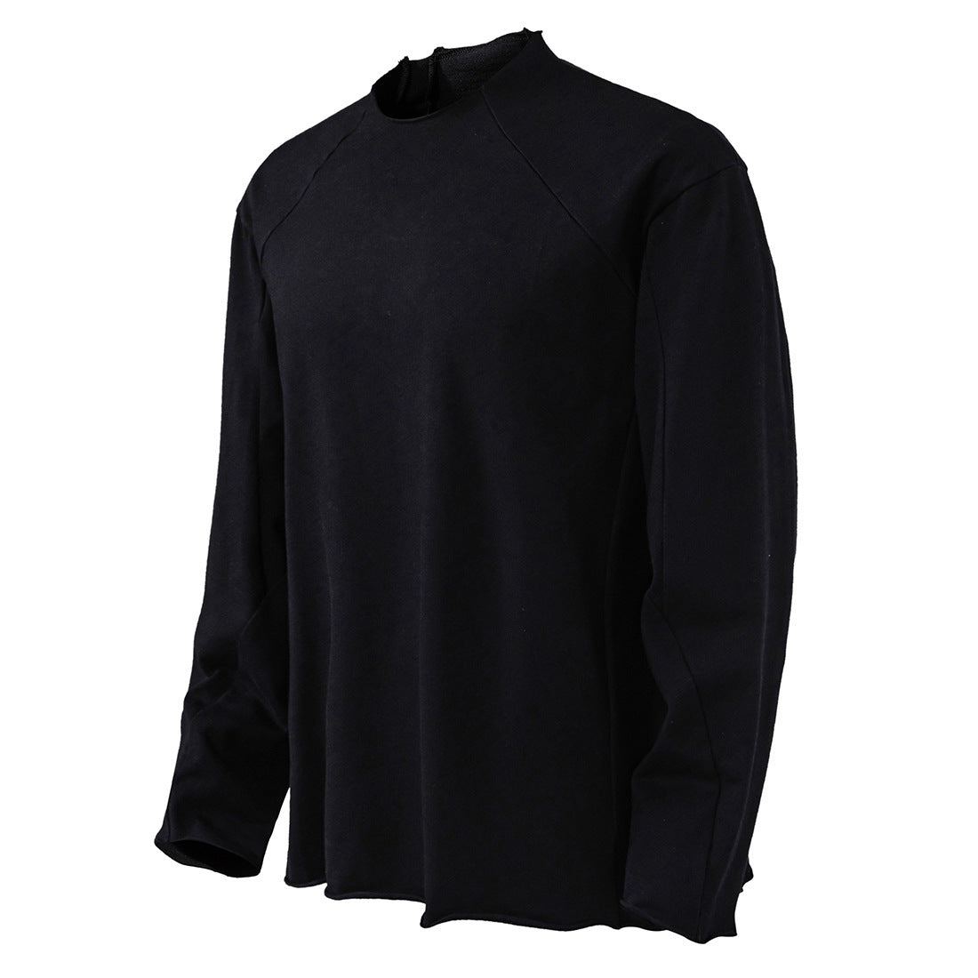 Herren Langarmshirt Modern Atmungsaktiv Baumwolle