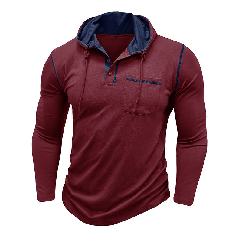 Herren Sweatshirt Kapuze Langarm Hoodie Sportlich