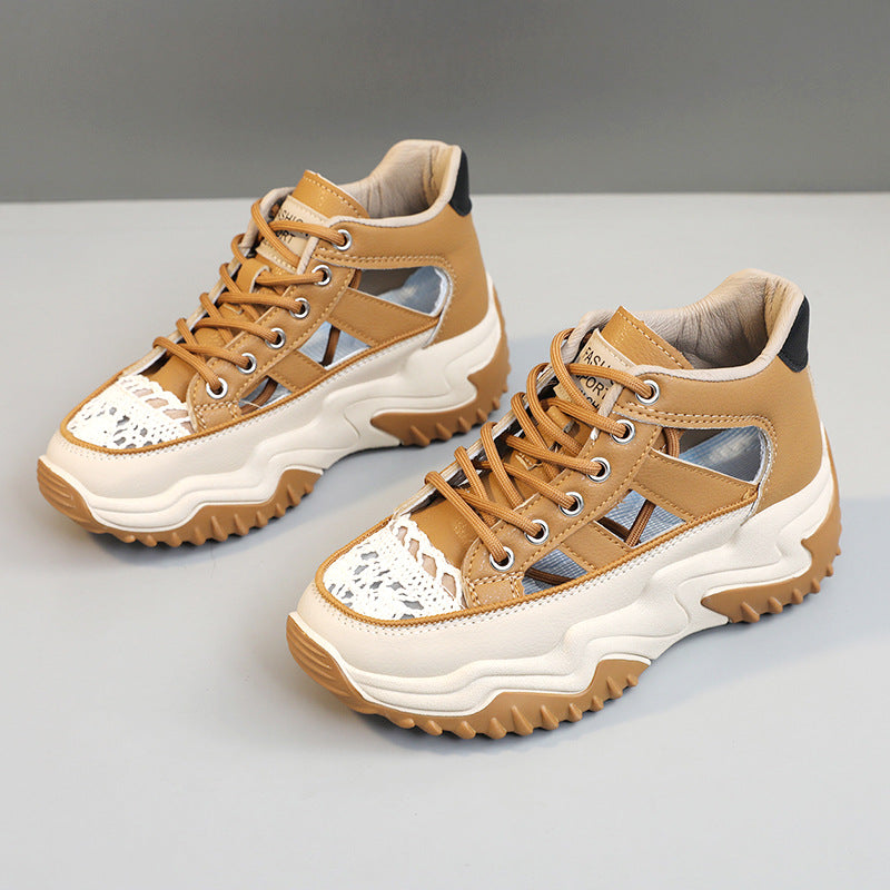 Damen Sneaker Hochwertig Bequem Modisch