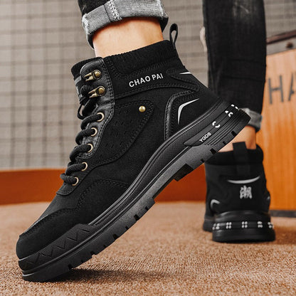 Damen Stiefel High-Top Robust Winterstiefel